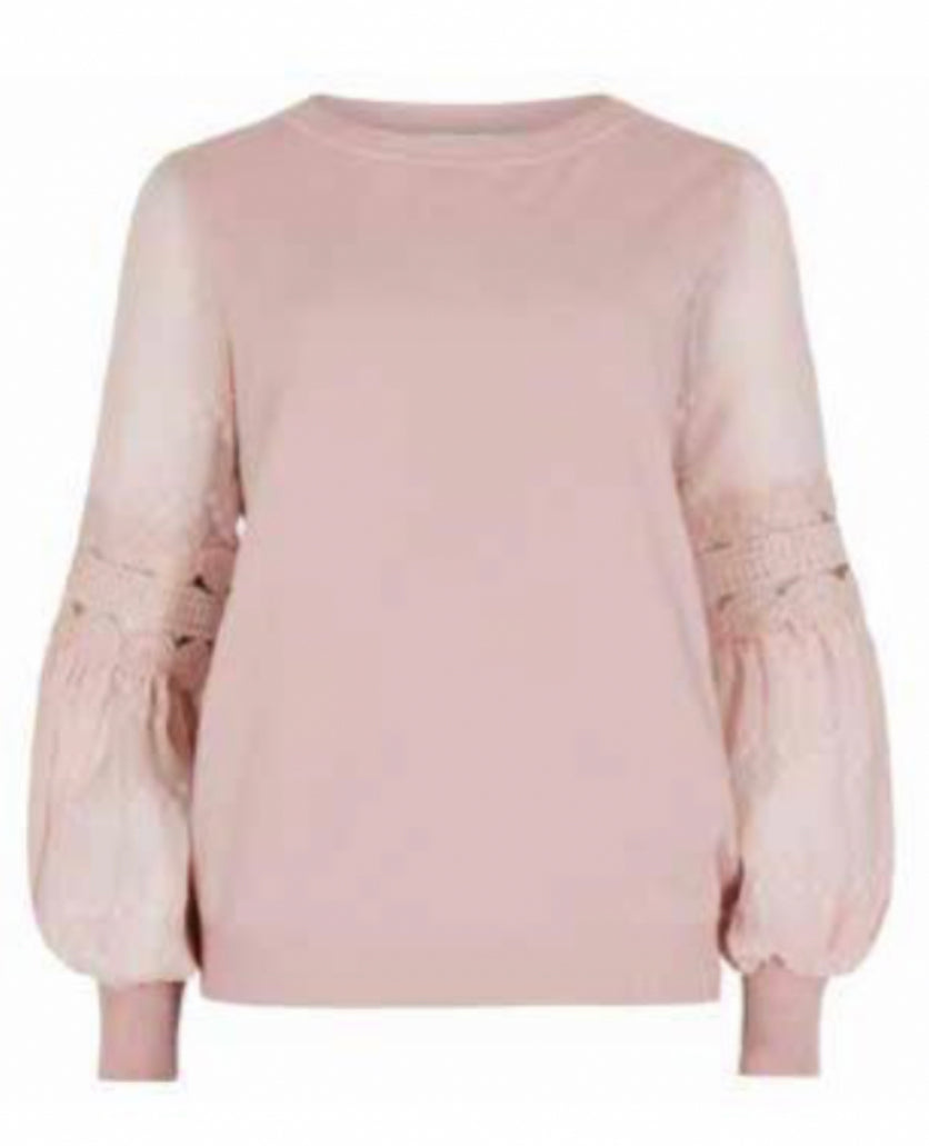 Boho Sleeves - Pink & Cream