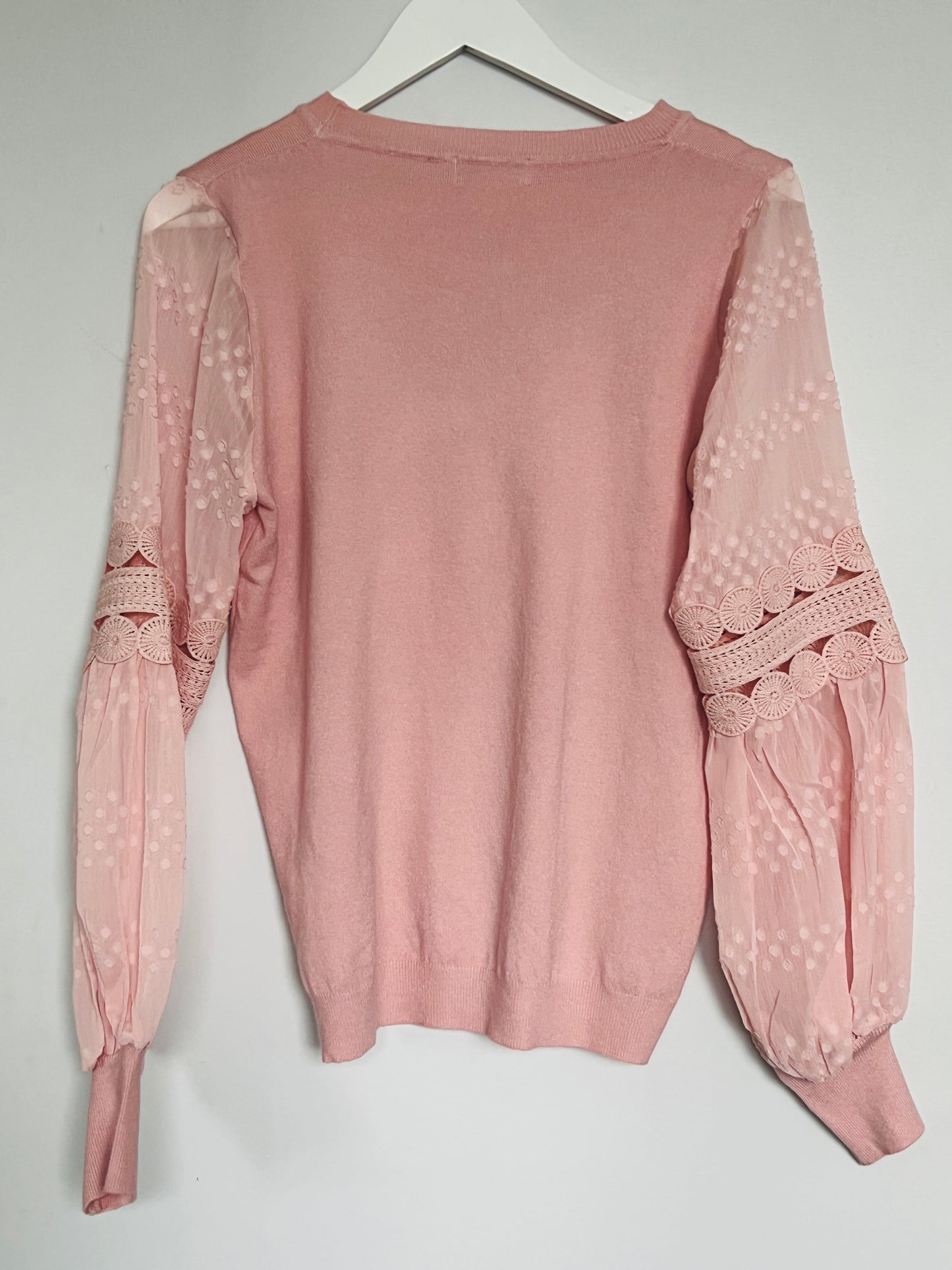 Boho Sleeves - Pink & Cream