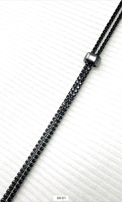 Jet Crystal LARIAT