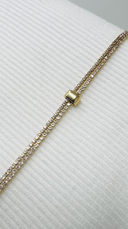 Golden Crystal LARIAT